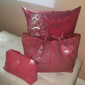 Rimen & Co 2 Pieces Womens Fashion Tote Bag